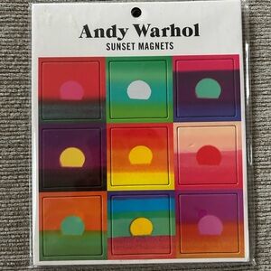 Andy Warhol Sunset Magnets - Multicolor Wall Decor